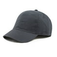 thumbnail image 1 of Kids Boy Girl Washed Cotton and Denim UV Protection Adjustable Plain Baseball Cap Hat(6-9 yrs, Charcoal), 1 of 1
