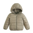 thumbnail image 1 of Kids Boy Girl Winter Coats with Hooded Light Puffer Coat Warm Jacket for Baby Toddler, 1 of 1