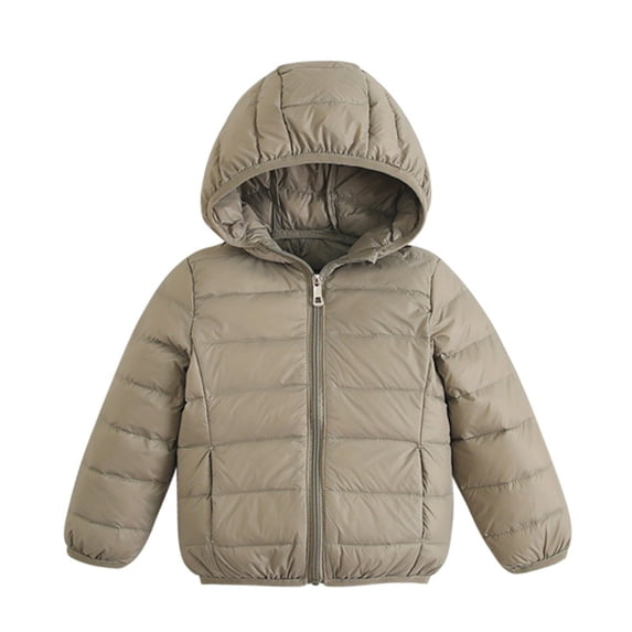 Kids Boy Girl Winter Coats with Hooded Light Puffer Coat Warm Jacket for Baby Toddler