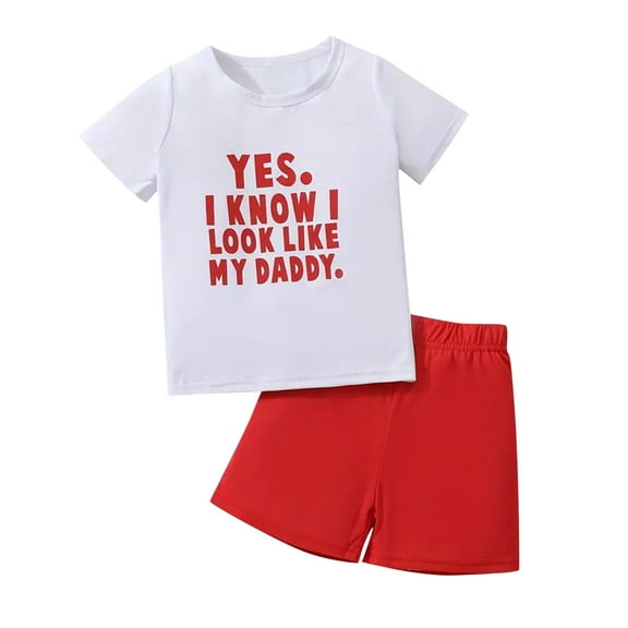 Kids Boy Outfits Set Solid Short Sleeve Shirt Short Sets Crew Neck Summer Clothes Boys' Clothing Sets 9-10 Years Cute Boy Clothing