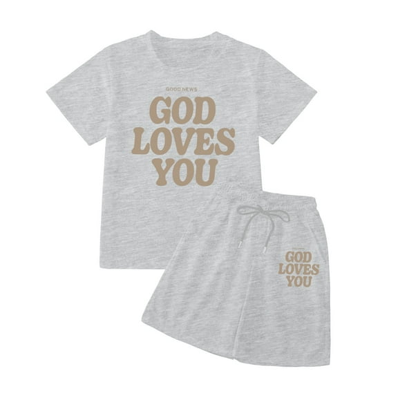 Kids Boy Pajamas Set Graphic Crewneck Short Sleeve Top Shorts Set Summer Pjs Sleepwear Outfits Kids Boys Size Clothes 7-8 Years