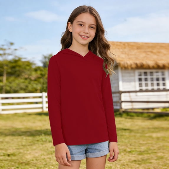 Kids Boy Rash Guard Long Sleeve Swim Shirts Quick Dry Girls Sun Shirt 5-6 Years