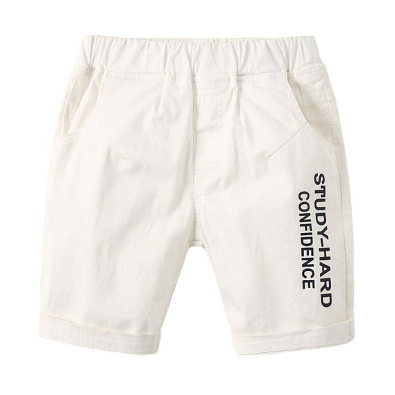 Kids Boys Shorts Straight Leg Regular Jogger Summer Shorts Boy's Clothing 4-5 Years
