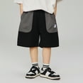 thumbnail image 1 of Kids Boy Shorts Elastic Waist Casual Boys Summer Clothes Kids Boy Clothes 4-5 Years, 1 of 4