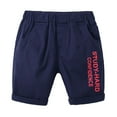 thumbnail image 1 of Kids Boy Shorts Elastic Waist Drawstring Pull-On Summer Shorts Preemie Kids Boy Clothes 6-7 Years, 1 of 4