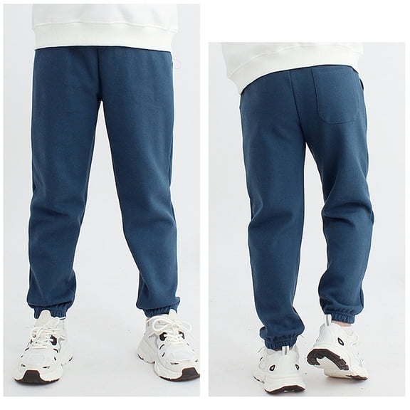 Kids Boy Sweatpants High Waisted Athletic Joggers with Pockets Pants for Girls 4-5 Years