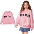 thumbnail image 1 of Kids Boy Sweatshirt Letter Print Long Sleeve Crewneck Loose Fit Pullover Tops Fall Winter Clothes Toddler 9-10 Years Boys Clothes, 1 of 5