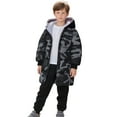 thumbnail image 1 of Kids Boy Winter Coat,Boys Puffer Coat With Pocket Zipper Winter Hoodies Coat Windproof Warm Packable Hooded Puffer Coat Boys Coats Size 8-9 Years, 1 of 4