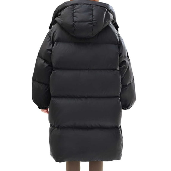 Kids Boy Winter Coat,Kids Puffer Coat With Pocket Zipper Winter Hoodies Coat Solid Color Long Sleeve Children Padded Coats Boys Jackets Size 7-8 Years