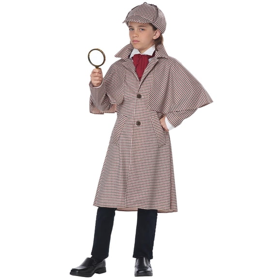 Kids Boy's/Girl's Unisex Famous Detective Costume