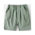 thumbnail image 1 of Kids Boy's Summer Army Green Breathable Kids Basketball Shorts Summer Clothes 4T, 1 of 3