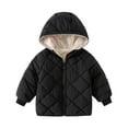 thumbnail image 1 of Kids Boy's Winter Coat Girl Boy Winter Coats Kids Warm Hooded Outwear Coat Boys Jacket Kids Winter Coats Midweight Quilted Puffer Coat, 1 of 4