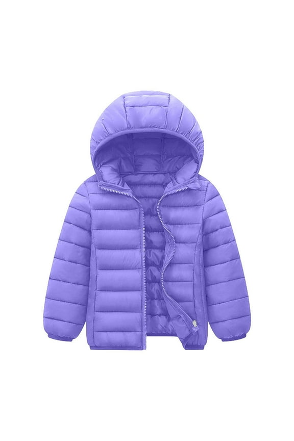 Kids Boy's Winter Coat Winter Warm Coat Hood Kids Winter Jacket Parka Outerwear Kids Jacket Kids Coats Boys Girls Winter Heavyweight Quilted Parka Jacket