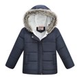 thumbnail image 1 of Kids Boy's Winter Coat Winter Warm Coat Kids Warm Hooded Outwear Coat Snow Jacket Kids Coats Boys Girls Winter Insulated Outerwear Down Coat for Boys, 1 of 3