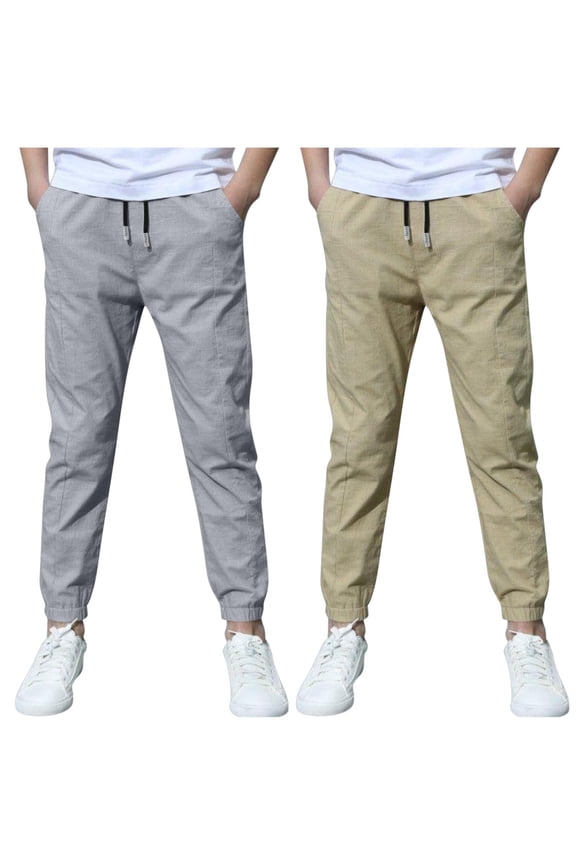 Kids Boys Baggy Cargo Jeans Pant for BoysBoy's Solid Color Cotton 2Pc Pants Casual Pants Loose Pants Casual Outerwear Pants Sweatpants