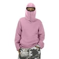 thumbnail image 1 of Kids Boys Balaclava Hoodie Lightweight Long Sleeve Hoodies Creative Hoodies Winter Clothes Girls Clothes 6-7 Years, 1 of 9