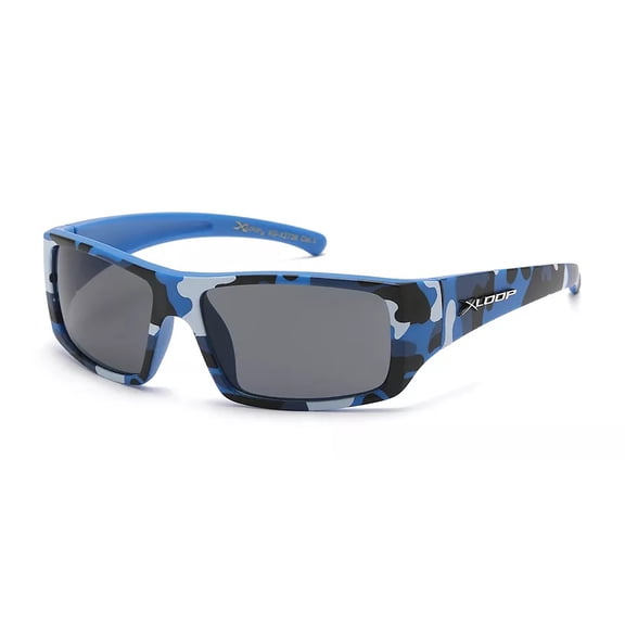 Kids Boys Baseball Cycling Sport Wrap Sunglasses Children Camouflage Glasses