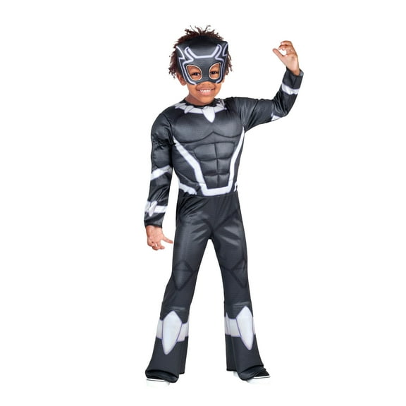 Toddler Boys' Marvel Avengers Black Panther Costume by Jazwares - Size 3T-4T