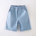 thumbnail image 1 of Kids Boys Blue Playing School Uniform for Boys Boys Soccer Shorts 7-8 Years, 1 of 3