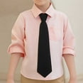 thumbnail image 1 of Kids Boys Button Down Shirts Pink Button Down Shirt Girls Boys Formal Shirt 100 Days Of School Shirt 6-7 Years, 1 of 5