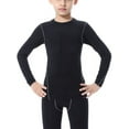 thumbnail image 1 of Poseca Athletic Shirts & Tops Quick-Dry Compression Long Sleeve T-Shirts (Boys), 2 Pack, Sizes 4-20, 1 of 2