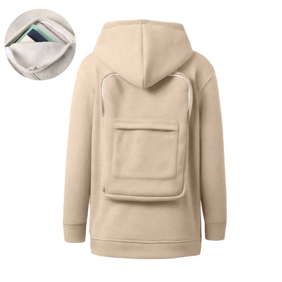 Kids Boys Creative Hoodie Backpack Hoodies Kids Zip up Hoodie Girls Long Sleeve Pullover Tops Girls Sweatshirts Size 6-7 Years School Clothes