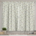 thumbnail image 1 of Kids Boys Curtains 2 Panels Set, Indigenous African Monkeys Jumping with Foliage Motifs Doodle Nature Illustration, Window Drapes for Living Room Bedroom, 55W X 39L Inches, Multicolor, by Ambesonne, 1 of 3