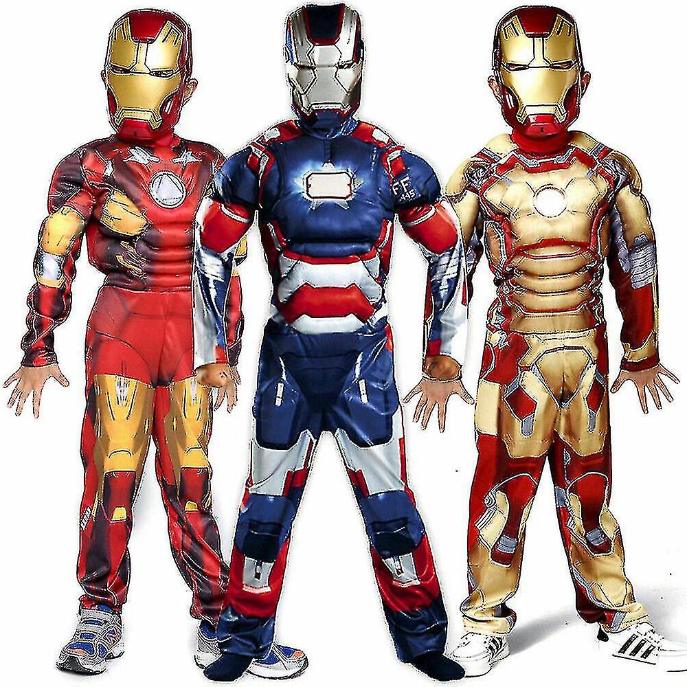 Kids Boys Deluxe Iron Man Cosplay Costume - Walmart.com