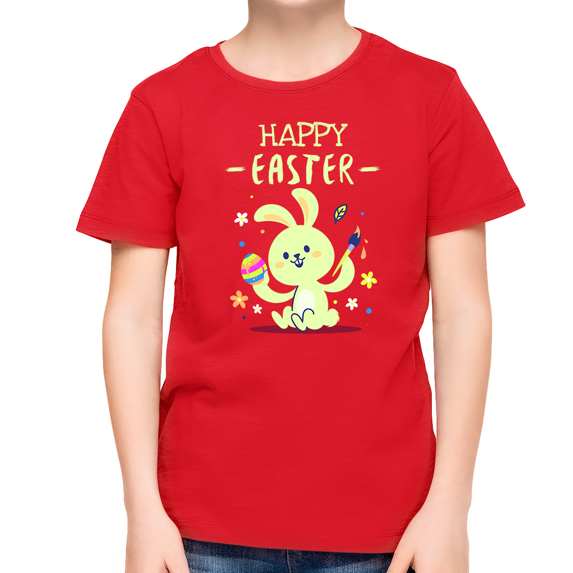 Kids Boys Easter Shirt Funny Bunny Easter Shirts Rabbit Easter Shirts for Boys