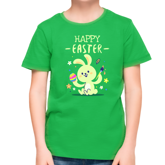 Kids Boys Easter Shirt Funny Bunny Easter Shirts Rabbit Easter Shirts for Boys