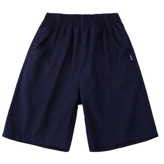 Kids Boys' Elastic Navy Lightweight School Pants for Boys Boys Shorts Size 5-6 Years