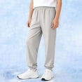 thumbnail image 1 of Kids Boys Girls Active Joggers Elastic Waist Cuffed Ankle Sweatpants for Sports School Running Outfits, 3T-13Y, 1 of 8