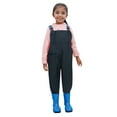 thumbnail image 1 of Kids Boys Girls Chest Waders With Pocket Youth Solid Color Water Proof Hunt Fishing Waders With Boots Size 2 Y-3 Y, 1 of 1