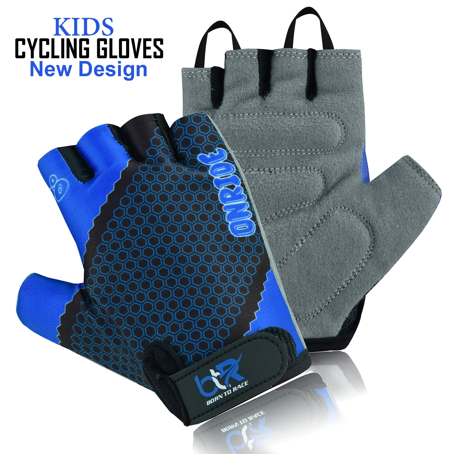 Kids Boys Girls Children Cycling Gloves Scooter BMX Bike Cycle Bicycle