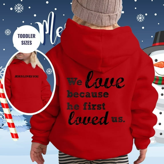 Kids Boys Girls Christian Sweatshirt Letter Print Sweatshirt Girls Casual Long Sleeve Loose Pullover Fashion Kid Clothes for Boys Girls 5-6 Years