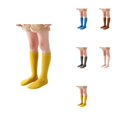 thumbnail image 1 of Kids Boys Girls Cotton Socks Unisex Solid Color Crew Socks, Soft Comfortable Toddler Dress Ankle Socks Pack of 5, 1 of 5