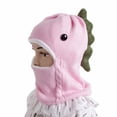 thumbnail image 1 of Kids Boys Girls Dinosaur Winter Knit Hat Baby Toddler Thick Scarf Earflap Hood Scarves Skull Caps, 1 of 4