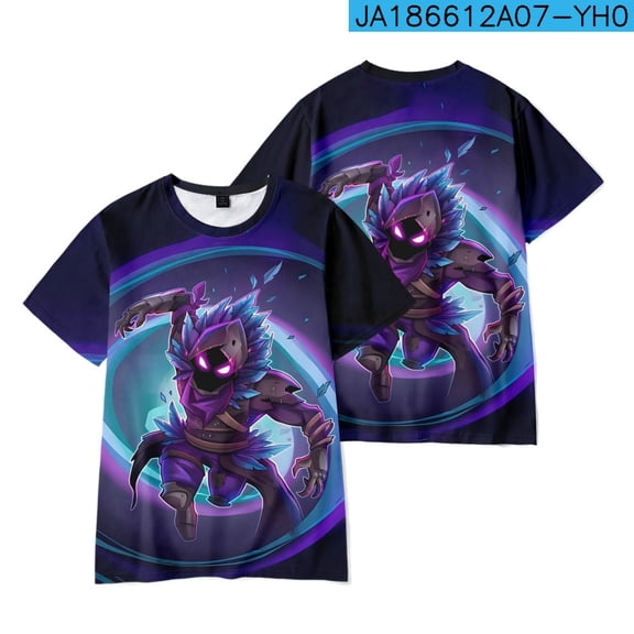 Kids Boys Girls Fortnites Multiplayer Video Game 3D Anime Cartoon Graphics Printed Costume Casual Sport Soft T-Shirts Summer Short Sleeve Crew Neck Shirt Tops Cotton Tees Clothes Gift 3-10 Years