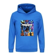 BFBYFDM Kids Boys Girls Fortnites Multiplayer Video Game Anime Cartoon Graphic Printed Costume Hoodies Sweatshirt Hooded Tracksuit Long Sleeve Pullover Jogging Suit Hoody Casual Sport Clothes Outerwear 4-13