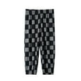 thumbnail image 1 of Kids' Boys Girls Graphic Print Jogger Pants Casual Cotton Cuffed Trousers Unisex Plaid Summer Trousers(3-14Y), 1 of 3
