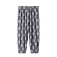 thumbnail image 1 of Kids' Boys Girls Graphic Print Jogger Pants Casual Cotton Cuffed Trousers Unisex Plaid Summer Trousers(3-14Y), 1 of 3