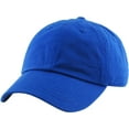 thumbnail image 1 of Kids Boys Girls Hats Washed Low Profile Cotton and Denim Plain Baseball Cap Hat Unisex, 1 of 1