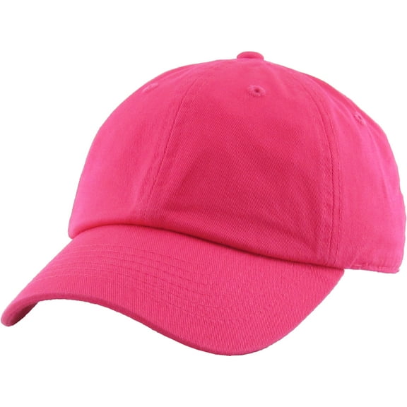 Kids Boys Girls Hats Washed Low Profile Cotton and Denim Plain Baseball Cap Hat Unisex