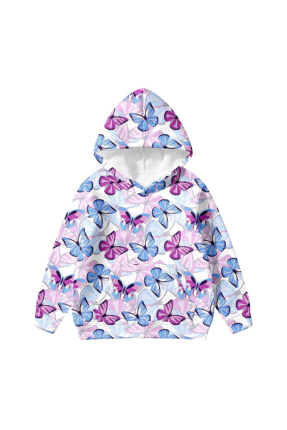 Kids Boys Girls Hooded Jacket Prints Hoodie Sweatshirt Toddler Child Pullover Vainglory Hoodie
