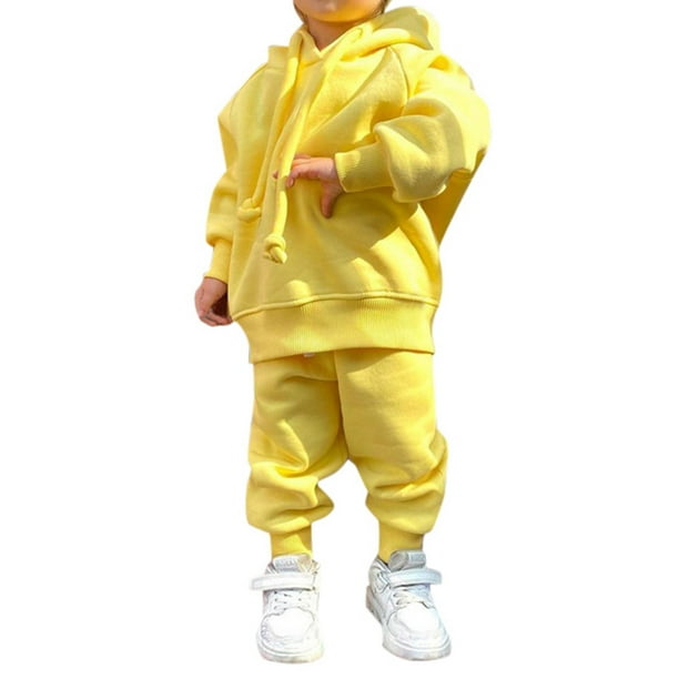 Boys yellow sweatsuit hotsell