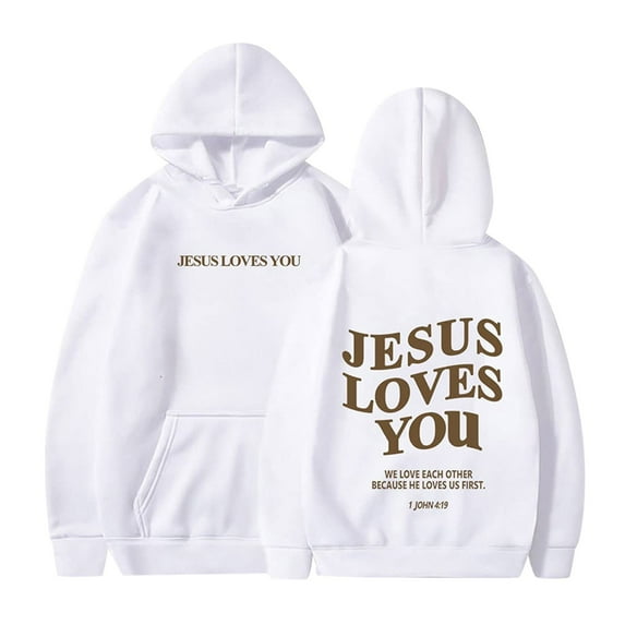 Kids Girls Boys Christian Sweatshirt Letter Print Hoodies Long Sleeves Warm Oversize Pullover Cute Sweatshirt for Children Girls Boys 2-3 Years