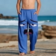 thumbnail image 1 of Kids Boys Girls Joggers Dizzy Expression Graphic Fleece-Touch Sweatpants Elastic Waist Trousers for Lounging, 4-13Y, 1 of 9