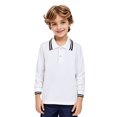 thumbnail image 1 of Kids Boys Girls Long Sleeve Casual Solid Color Shirt Button Closure Fashion Comfortable & Soft Fabric, 1 of 3