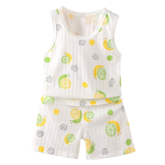 Kids Boys Girls Pajamas Set Hero T-Shirt Shorts 12-18 Months 18-24 Months 2-3 Years Premium Cotton Tagless Design Summer Casual Machine Washable (2-3 Years,Yellow)