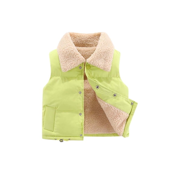 Kids Boys Girls Puffer Vest Boys Vest Lightweight Button Down Windproof Down Jacket Sleeveless Boys Winter Jacket 6-7 Years